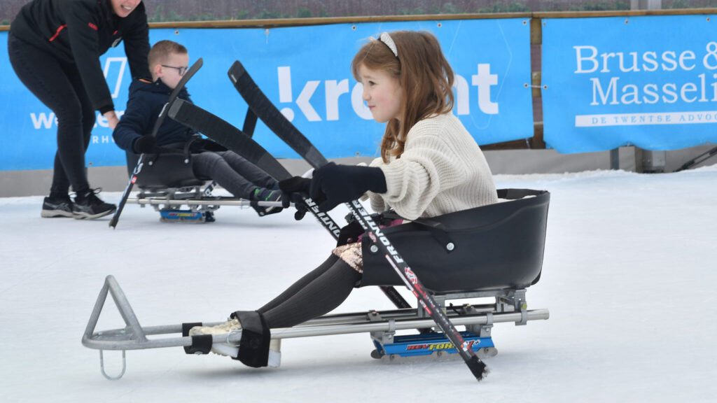 Donatie kinderen - Voorbeeld te grote slee.